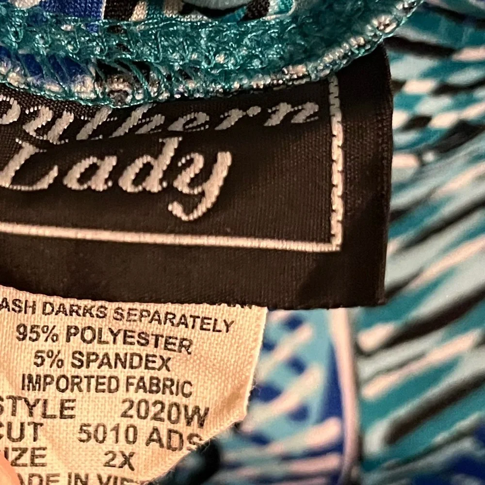 Blue and Aqua Southern Lady Skirt